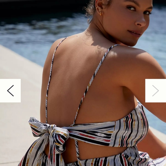 Anthropologie bare cut out Maxi Dress - Picture 8 of 11